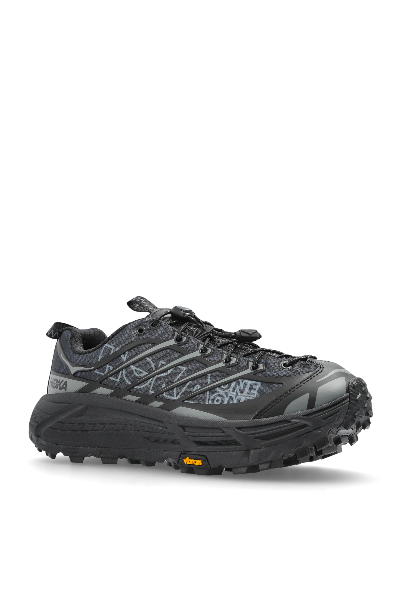 Black 'MAFATE THREE 2 WORDMARK' sports shoes HOKA - Vitkac